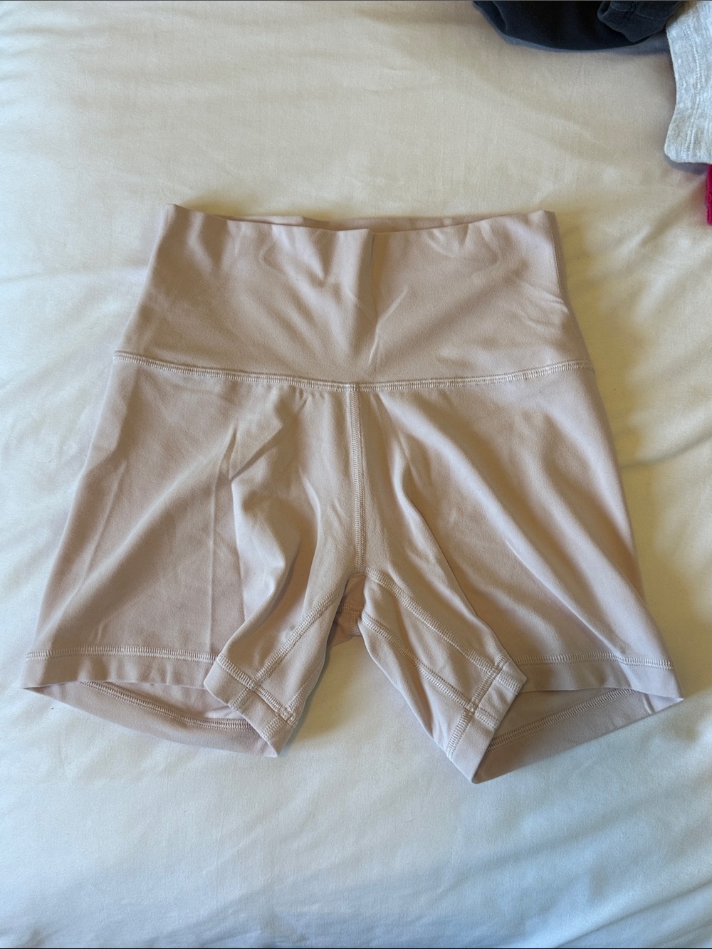 TNA Golden Light Pink Biker shorts